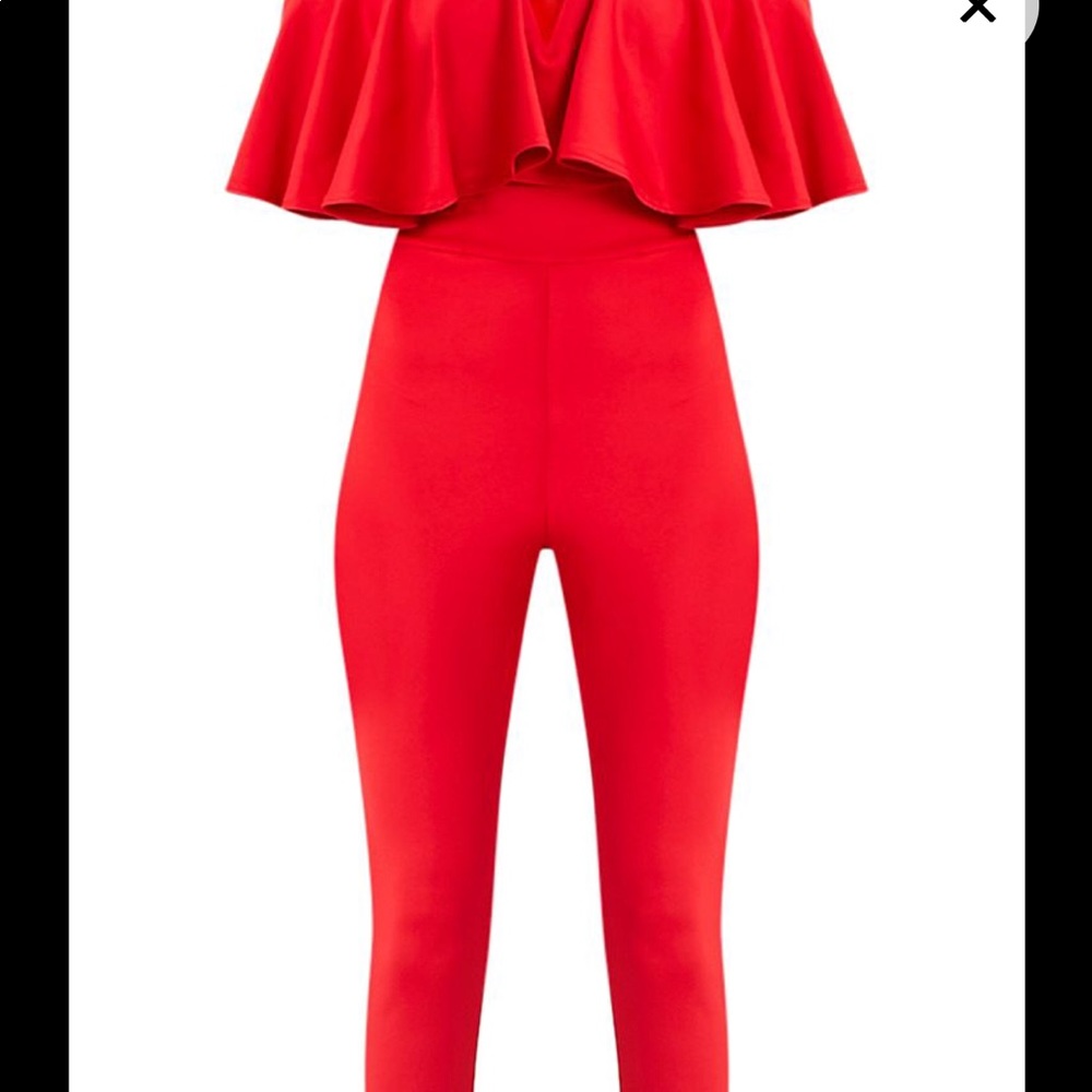 Red PLT Jumpsuit